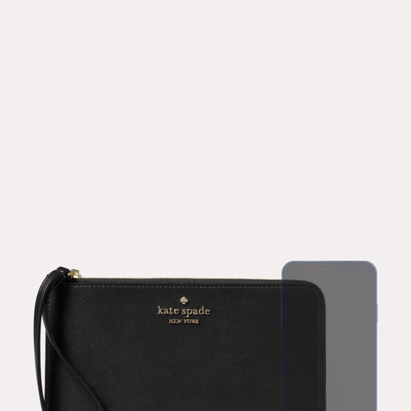 Kate Spade Black Medium Staci Wristlet BRAND NEW IN PACKAGE - Picture 5 of 8